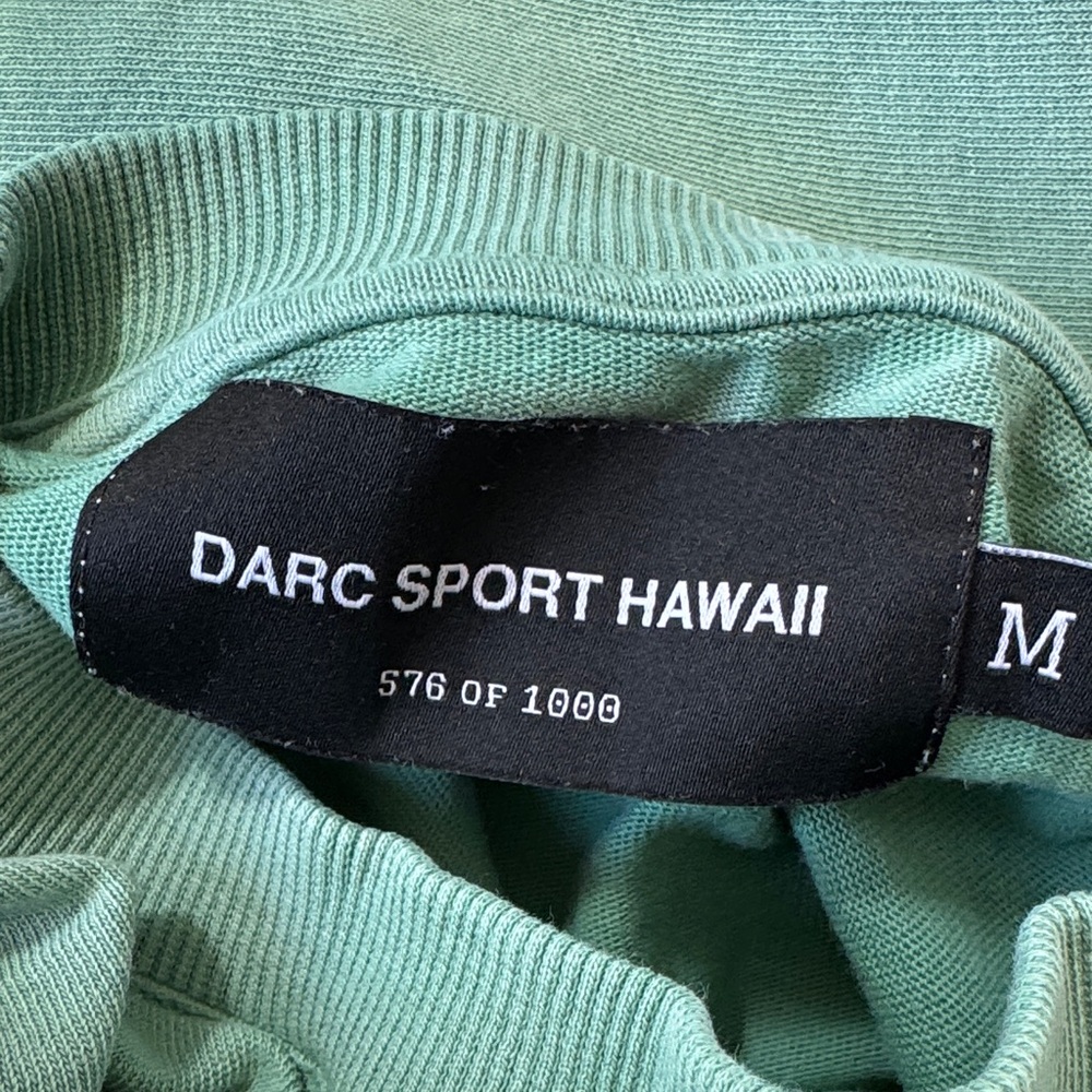 Darc Sport Wolves Hawaii Tees - Black and Mint Green - Picture 4 of 4